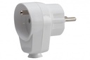 Wtyczka kątowa z uziemieniem z GNIAZDEM (F6.0163)