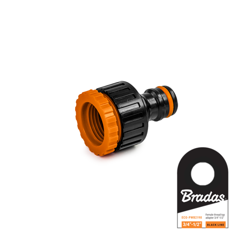 Przyłącze na kran 3/4" / 1/2" BLACK LINE ECO-PWB2198