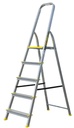 Drabina aluminiowa domowa 5-stopniowa 120kg Bayersystem