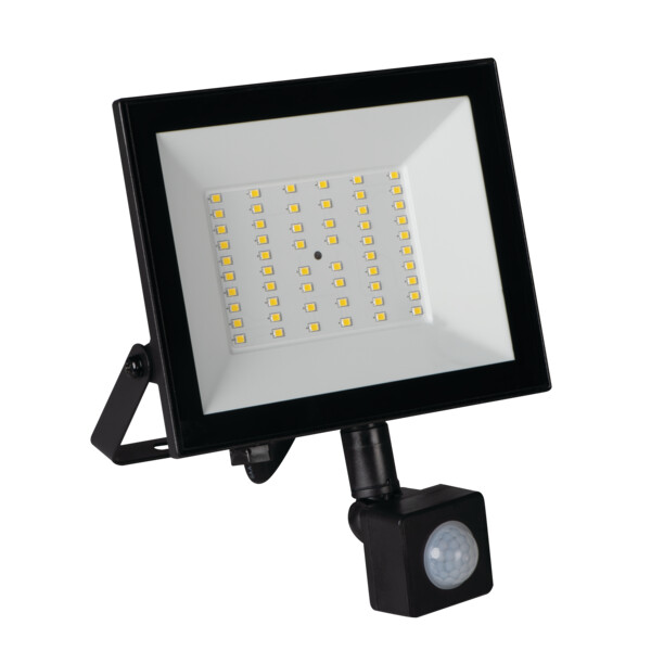 Naświetlacz LED 20W Z CZUJNIKIEM obudowa czarna