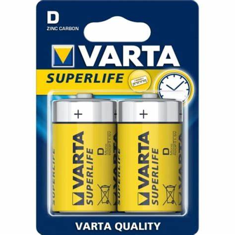 Bateria VARTA SUPERLIFE D R20 (2szt)