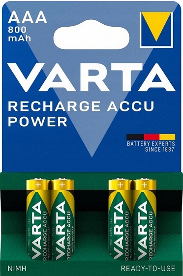 Akumulatorki R3 800mAh VARTA AAA R03 (4szt)