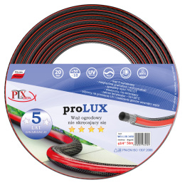 Wąż ogrodowy proLUX 3/4'' 50m CZARNO-CZERWONY