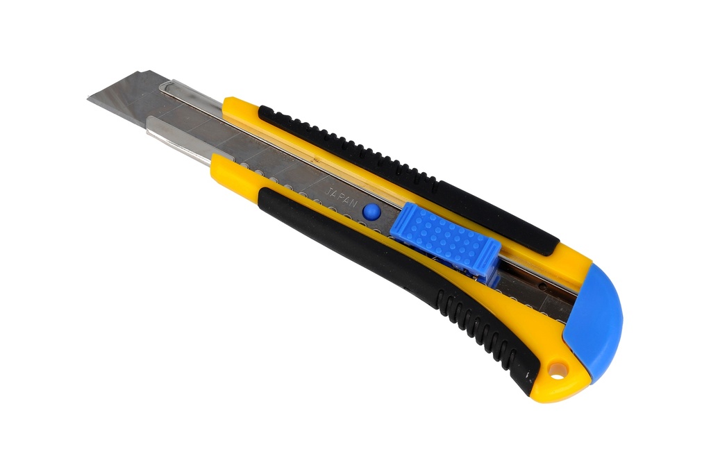 NÓŻ GUMOWANY Z BLOKADĄ AUTOMATYCZNĄ
