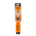  Wkrętak z końcówkami 12 szt, SL: 4, 5, 6 mm; PH1, PH2, PH3; T15, T20, T25; PZ1, PZ2, PZ3, Cr-V
