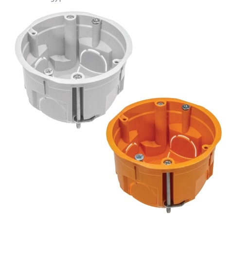 Puszka instalacyjna PK 60 do płyt gipsowych (biała)
