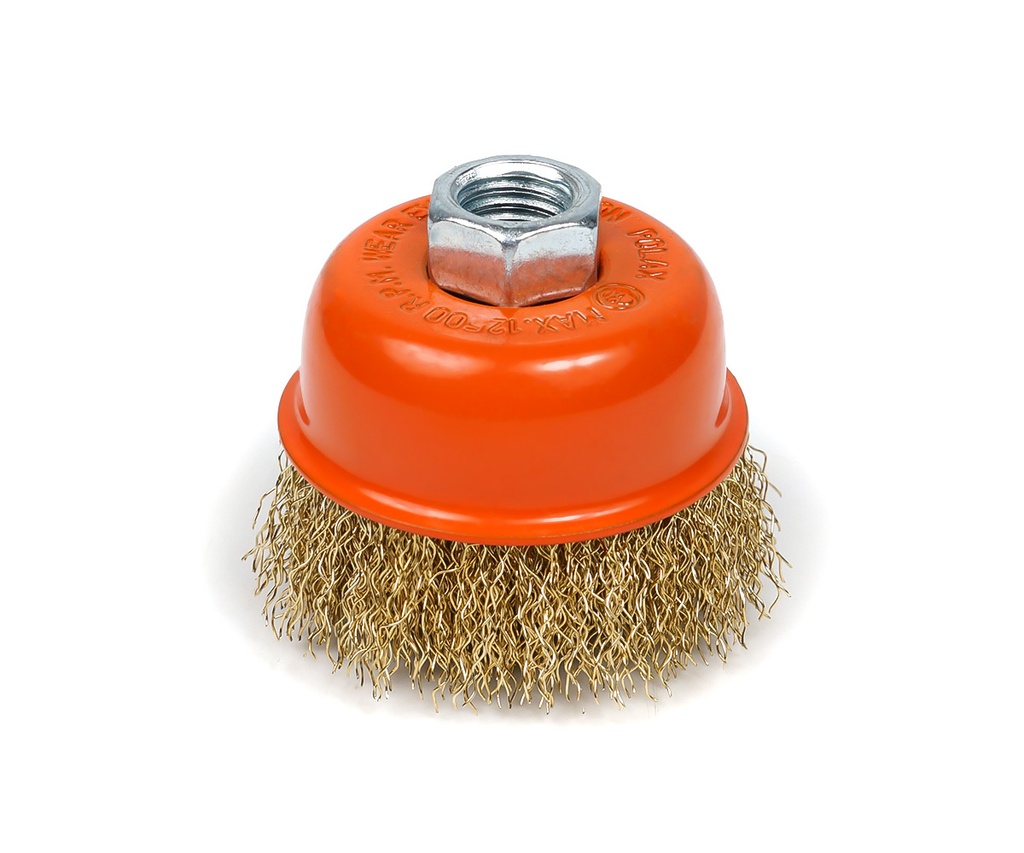 Szczotka czołowa z gwintem do szlifierek kątowych 125mm