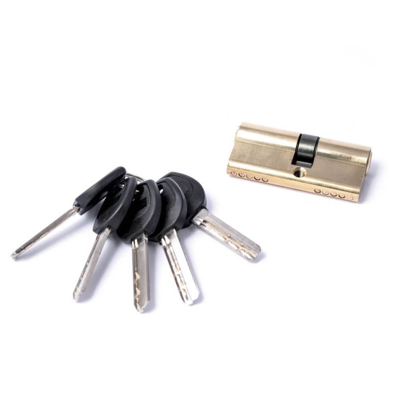 Wkładka A2 nawiercana 3141 mosiężna 5 kluczy blister