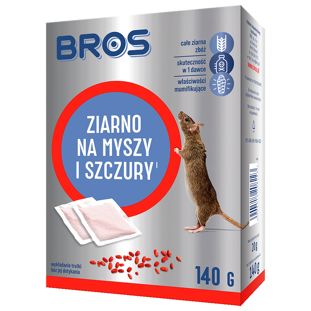 Ziarno na myszy i szczury 140g