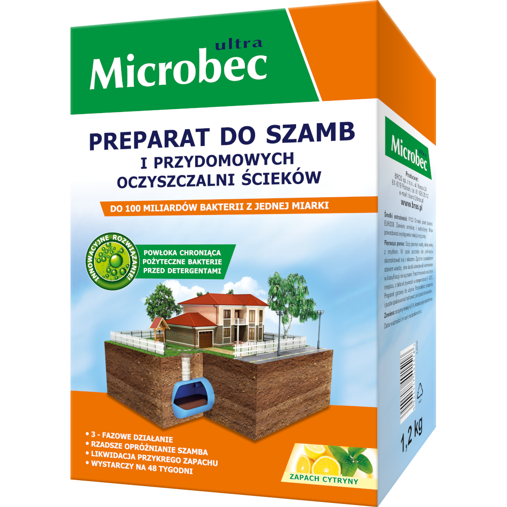 Microbec ULTRA Preparat do szamb 1kg