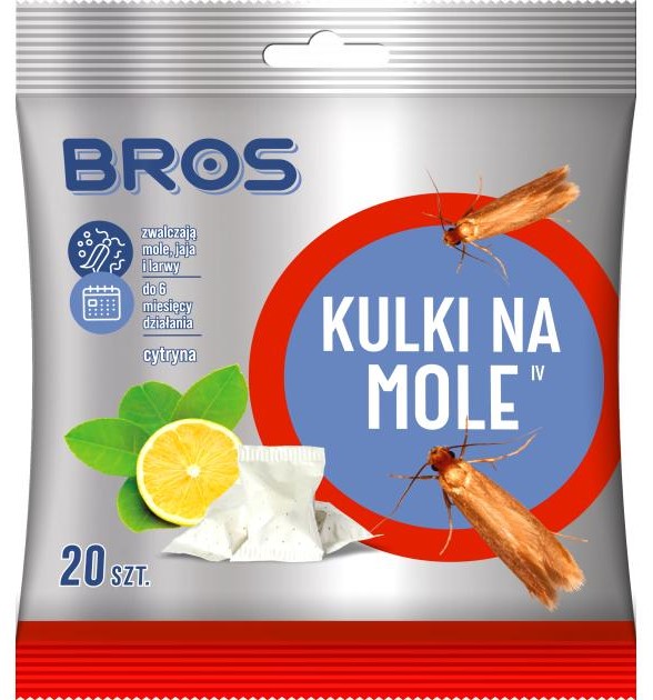 Kulki na mole cytrynowe