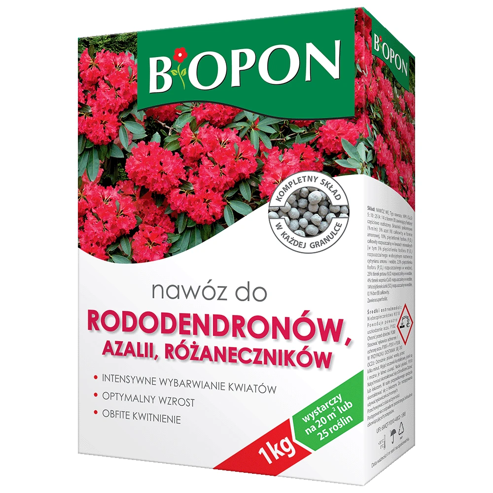 Nawóz do rododendronów, azalii i różaneczników 1kg