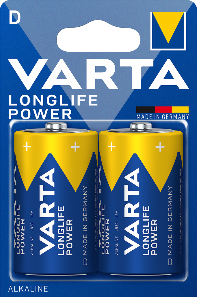 Bateria VARTA LONGLIFE POWER D R20 (2szt)