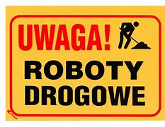 tablica ROBOTY DROGOWE