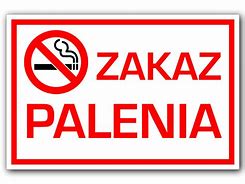 tablica ZAKAZ PALENIA