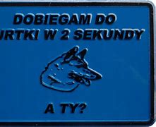 Tabliczka aluminiowa "dobiegam do furtki" (20x14)