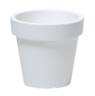 Doniczka LEXO ROUND biała 600