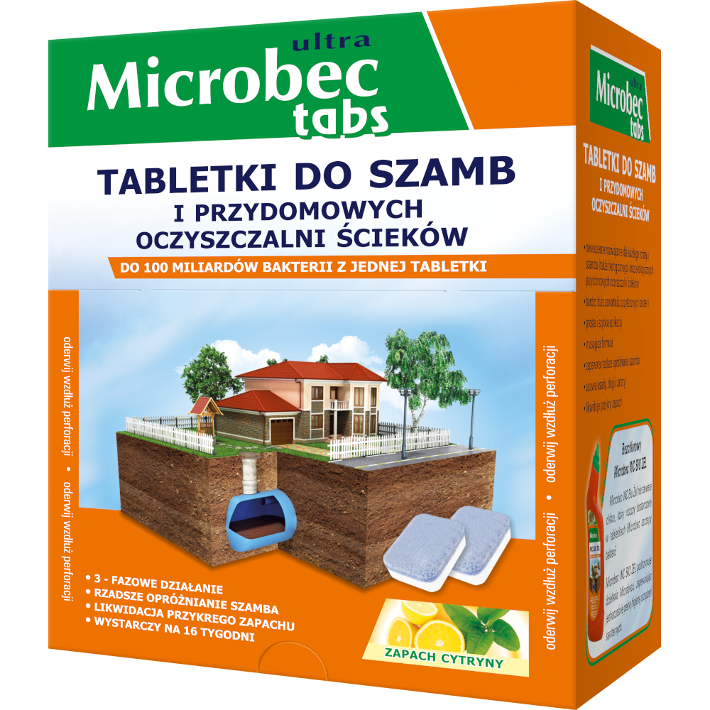 MICROBEC ULTRA Tabletki do szamb 16x20g