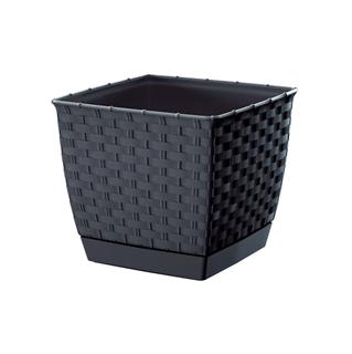 Doniczka RATOLLA SQUARE antracyt 250