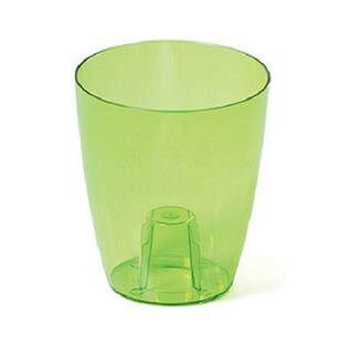 Doniczka COUBI zielony transparentny 130