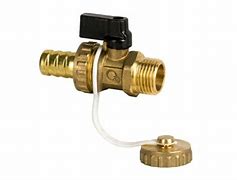 Zawór kulowy spustowy ze złączką 3,4" (2szt)