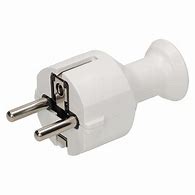 Wtyczka prosta z uziemieniem WT-40 BI