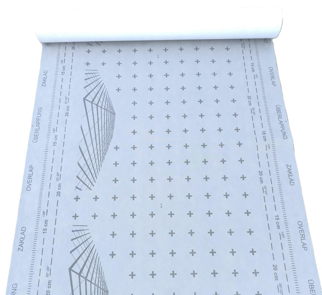 Membrana dachowa wysokoparoprzepuszczalna 200g/m2 MASTERMAX SUPER 1,5x50m