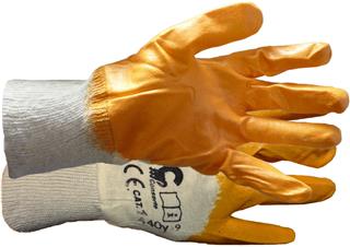 [REK NT9***] Rękawice NITRYL pomarańcz. roz.9 (12par) ( PP020)