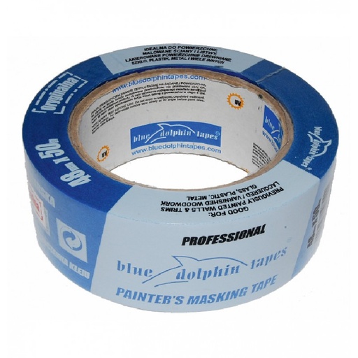 [TA MAL BLUE 38/50] Taśma malarska BLUE DOLPHIN  38mm x 50mb