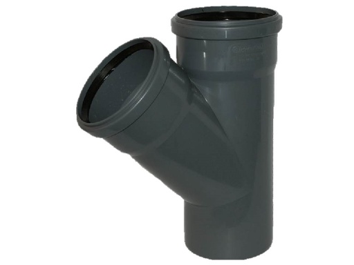 [H TR 110/67] Trójnik PP szary fi 110x110 67st