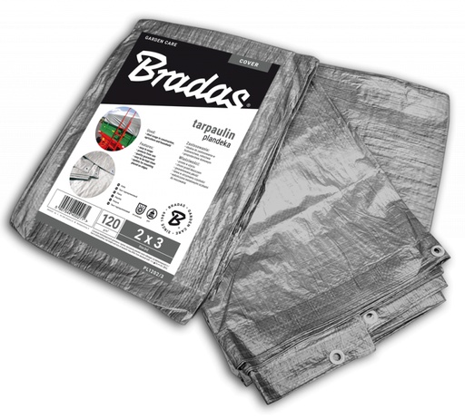 [PLANDS 8X12] Plandeka SILVER wzmacniana 120g 8m x 12m