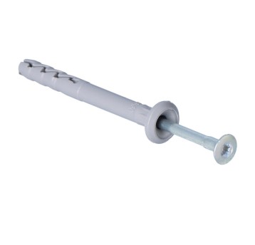 [BSMK-6X80] Kołek do wbijania szybkiego montażu z kołnierzem 6x80 blister (30szt)