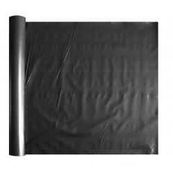 [FOL BUD AT 5X20 40%] Folia budowlana z atestem grubość 0,2 tolerancja 40% 5x20m czarna