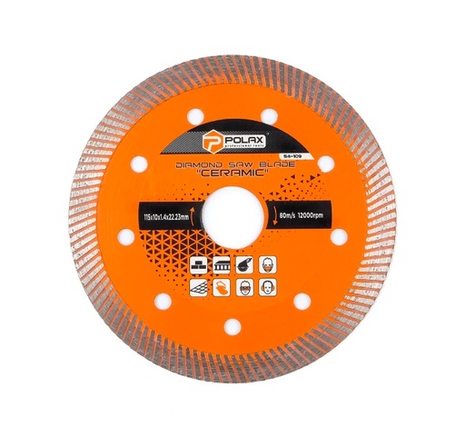 [POL 54-112] Tarcza diamentowa POLAX Ceramic 230x10x1.8x22.23mm

