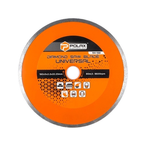 [POL 54-133] Tarcza diamentowa POLAX Universal 230x5x2.2x22.23
