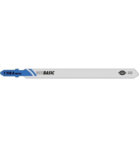 [BWM 24001 7 HELLER] Brzeszczoty do wyrzynarki do metalu HSS T118A 76,5/55x1,0x7,8 (5szt.)