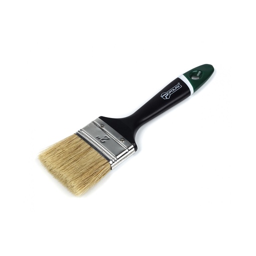 [POL 10-004] Pędzel płaski z plastikową rączką "ENGLISH" 2,5" / 63mm
