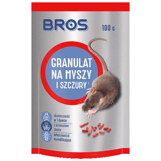 [B G GR 100] Granulat na myszy i szczury 100g