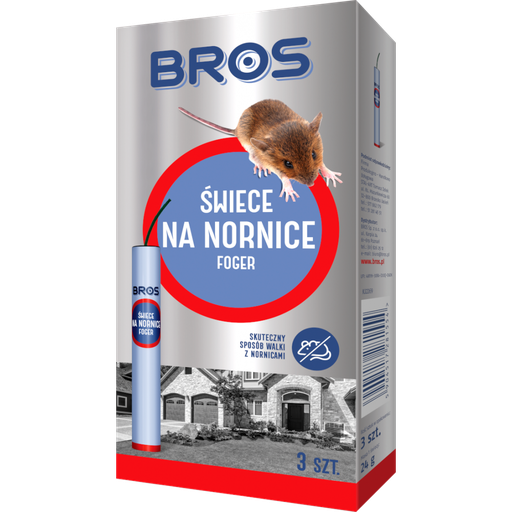 [B G ŚN] Świece na nornice 3szt.