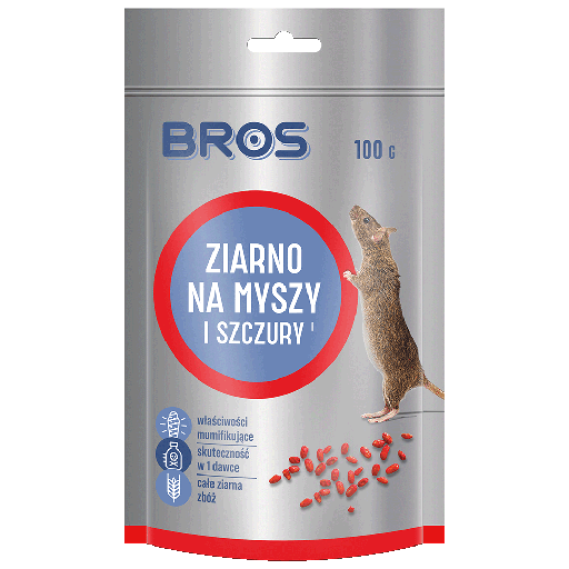 [B G Z 100] Ziarno na myszy i szczury 100g