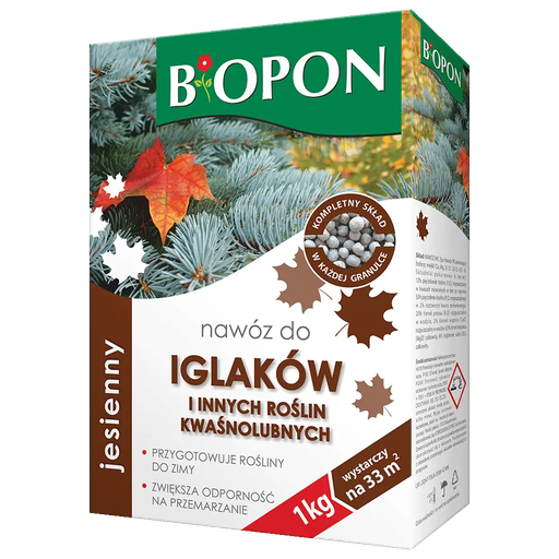 [BI N I  J 1,0] Nawóz jesienny do iglaków i innych roślin kwaśnolubnych 1kg