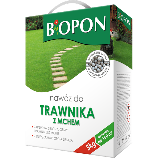 [BI N TRM 5,0] Nawóz do trawnika z mchem 5kg