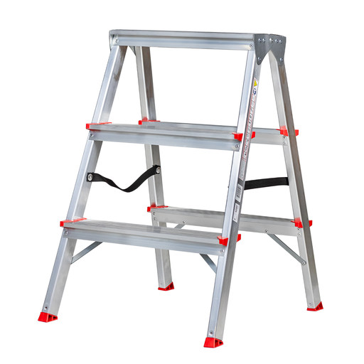 [DRAALOB3] Drabina aluminiowa obustronna 3 stopniowa 120kg