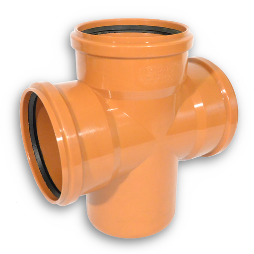 [H CZWP110] Czwórnik PP fi110x110x110 / 90° pomarańczowy
Grubość ścianki 3,2