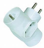 [RO-21 BI] Rozgałęźnik R-21 (2 gniazda okrągłe z uziemieniem 1 gniazdo płaskie)