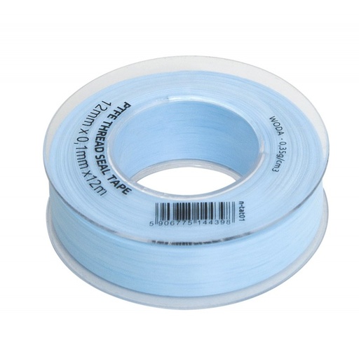 [TA TEFL 12X10] Taśma teflonowa 12mm x10m