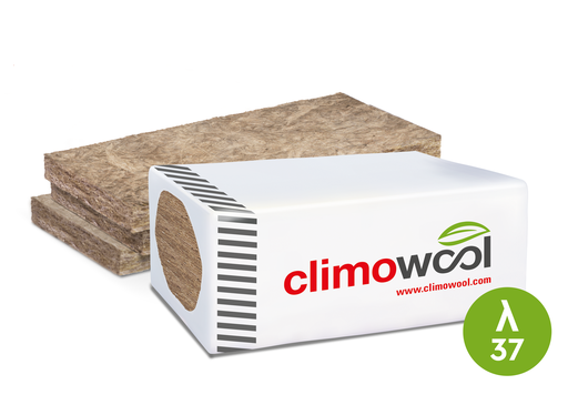 [WEŁ CL PŁ 075] Wełna mineralna szklana CLIMOWOOL TW1E-037 75mm w płatach (9m2)
