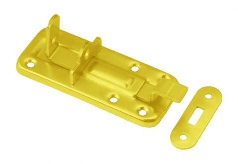[O WZO2 M] Zasuwka tłoczona z ryglem odgiętym 100x40mm