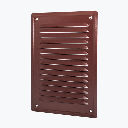 [KRMO 14X21 93 SCZ] Osłona wentylacyjna metalowa skośna z siatką 14/21 czarna