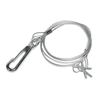 [DOU IWS] Wieszak metalowy potrójny (linki stalowe + karabińczyk)